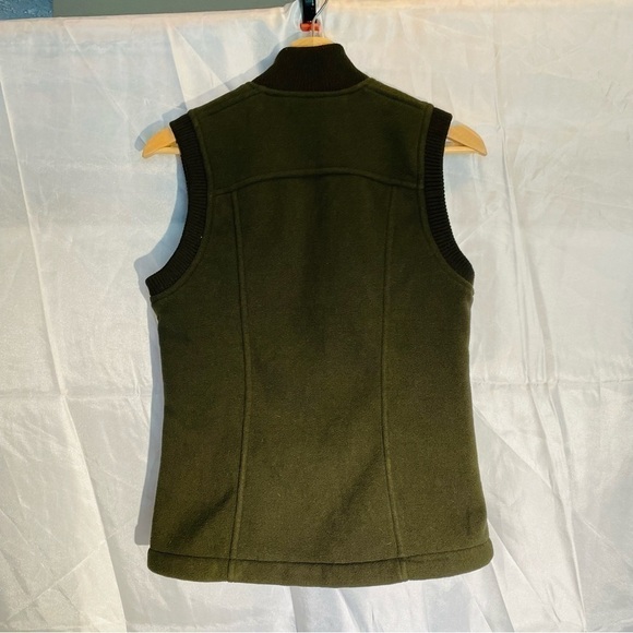 Eddie Bauer vest, Sz XS, Olive Green. Zip up, toggle closures.P2P 17” Length 24” - Picture 2 of 10